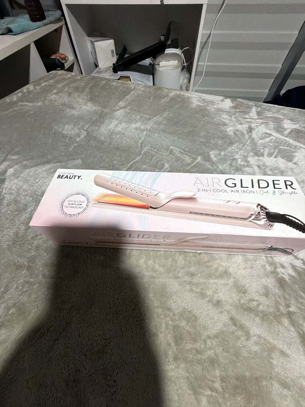 Cortex Beauty AirGlider 2-in-1 Cool Air Flat Iron & Curler